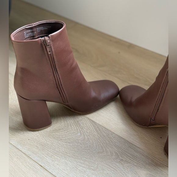 Brown Ankle Booties - Picture 3 of 9